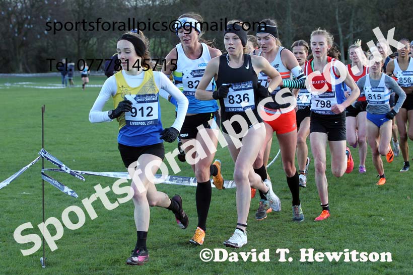 Senior Women and Under-23s, European Cross Country Championships Trials, Sefton Park, Liverpool. Photo: David T. Hewitson/Sports for All Pics